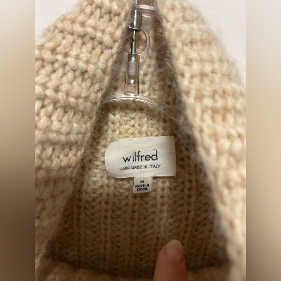 Wilfred Beige Turtleneck Sweater - Picture 5 of 11
